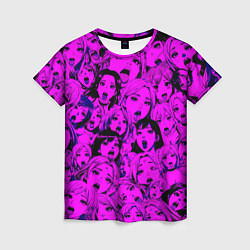 Женская футболка Ahegao: Фиолетовый