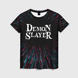 Женская футболка Demon Slayer infinity