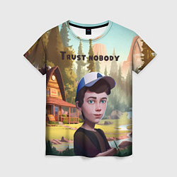 Женская футболка Диппер Trust nobody