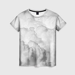 Женская футболка Пористые облака