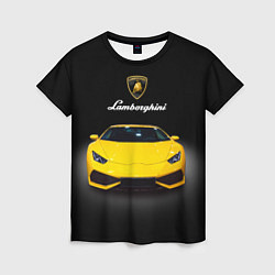 Женская футболка Итальянский спорткар Lamborghini Aventador