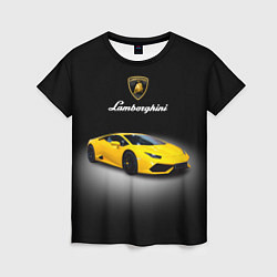 Женская футболка Спорткар Lamborghini Aventador