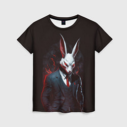 Женская футболка Devil rabbit