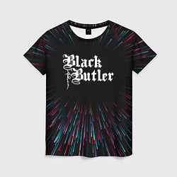 Женская футболка Black Butler infinity