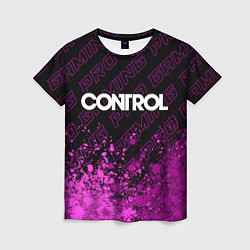 Женская футболка Control pro gaming: символ сверху