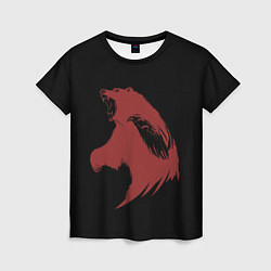 Женская футболка Red bear