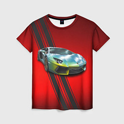 Женская футболка Итальянский суперкар Lamborghini Reventon