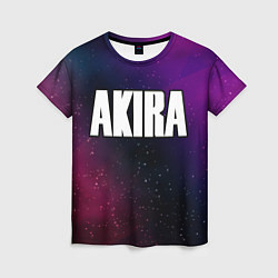 Женская футболка Akira gradient space