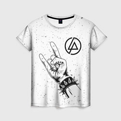 Женская футболка Linkin Park и рок символ
