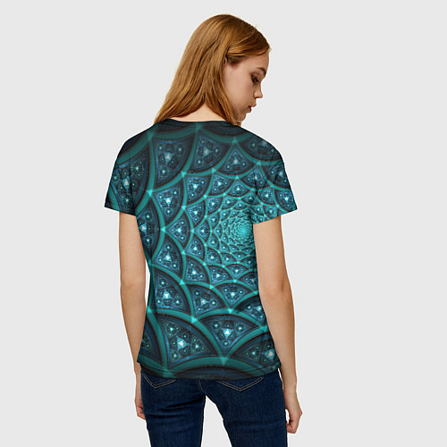 Женская футболка Андромеда / 3D-принт – фото 4