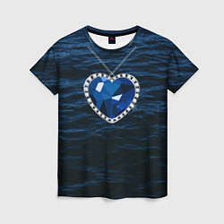 Женская футболка Титаник сердце океана