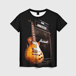 Женская футболка Рокерская гитара