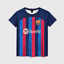 Женская футболка Барселона форма 2223 домашняя