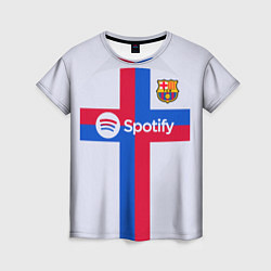 Женская футболка Барселона форма 2223 гостевая