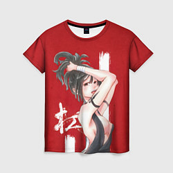 Женская футболка Yuzuriha
