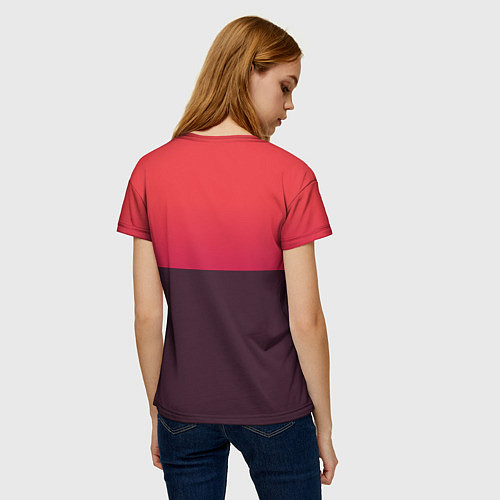 Женская футболка Виноагент / 3D-принт – фото 4