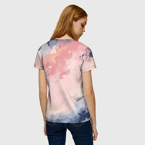 Женская футболка Музыкальные наушники / 3D-принт – фото 4