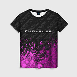 Женская футболка Chrysler pro racing: символ сверху