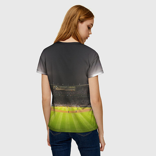 Женская футболка Эрлинг Холанд Манчестер / 3D-принт – фото 4