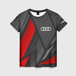 Футболка женская Audi sports racing, цвет: 3D-принт