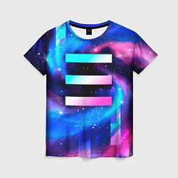 Женская футболка OneRepublic неоновый космос