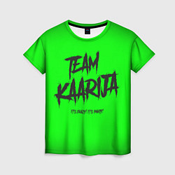 Футболка женская Team Kaarija: Eurovision 2023 Finland, цвет: 3D-принт