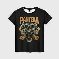 Женская футболка Pantera - mouth for war