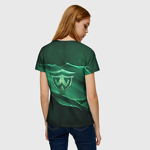 Женская футболка Нарисованная Джинкс / 3D-принт – фото 4