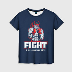 Женская футболка Fight ММА