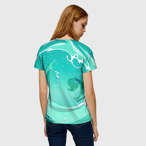 Женская футболка Аль Хайтам Геншин / 3D-принт – фото 4