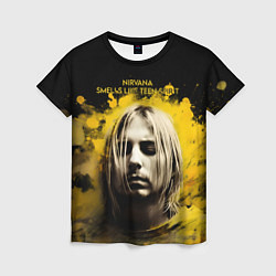 Женская футболка Nirvana Graffiti