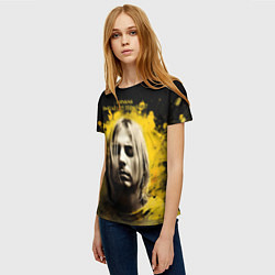 Футболка женская Nirvana Graffiti, цвет: 3D-принт — фото 2