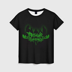 Женская футболка Metalocalypse Dethklok green