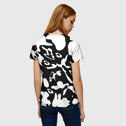 Женская футболка Форма Team Secret абстракт / 3D-принт – фото 4