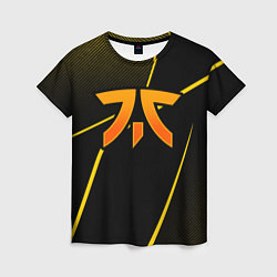 Женская футболка Fnatic - csgo - gold edition