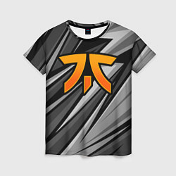 Женская футболка Fnatic - монохромная