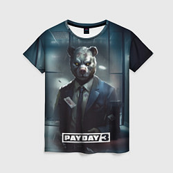 Женская футболка Payday 3 bear