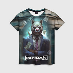 Женская футболка Payday 3 bear