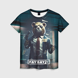 Женская футболка Payday 3 bear