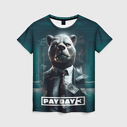 Женская футболка Payday 3 bear