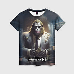 Женская футболка Gorilla Payday 3