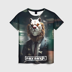 Женская футболка Payday 3 lion