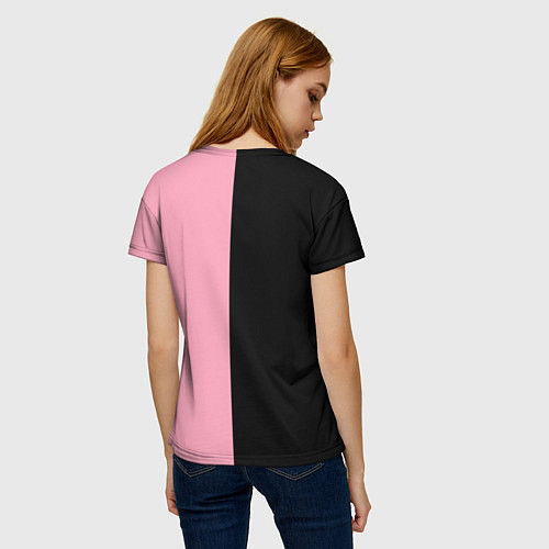 Женская футболка Blackpink силуэт девушек / 3D-принт – фото 4