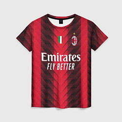 Женская футболка ФК Милан форма 2324 домашняя