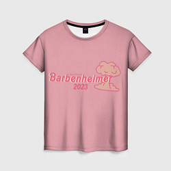 Женская футболка Barbenheimer PINK EDITION