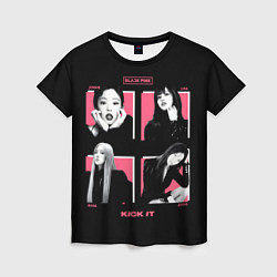 Женская футболка Blackpink - Kick it