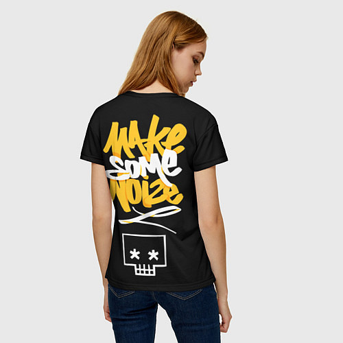 Женская футболка Zombie - Noize MC / 3D-принт – фото 4