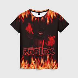 Женская футболка Fire Roblox