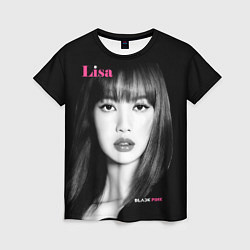 Женская футболка Blackpink Lisa Portrait
