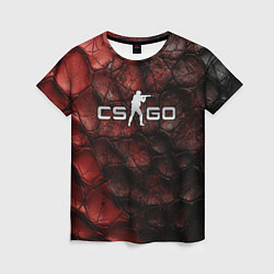 Женская футболка CS GO dark texture